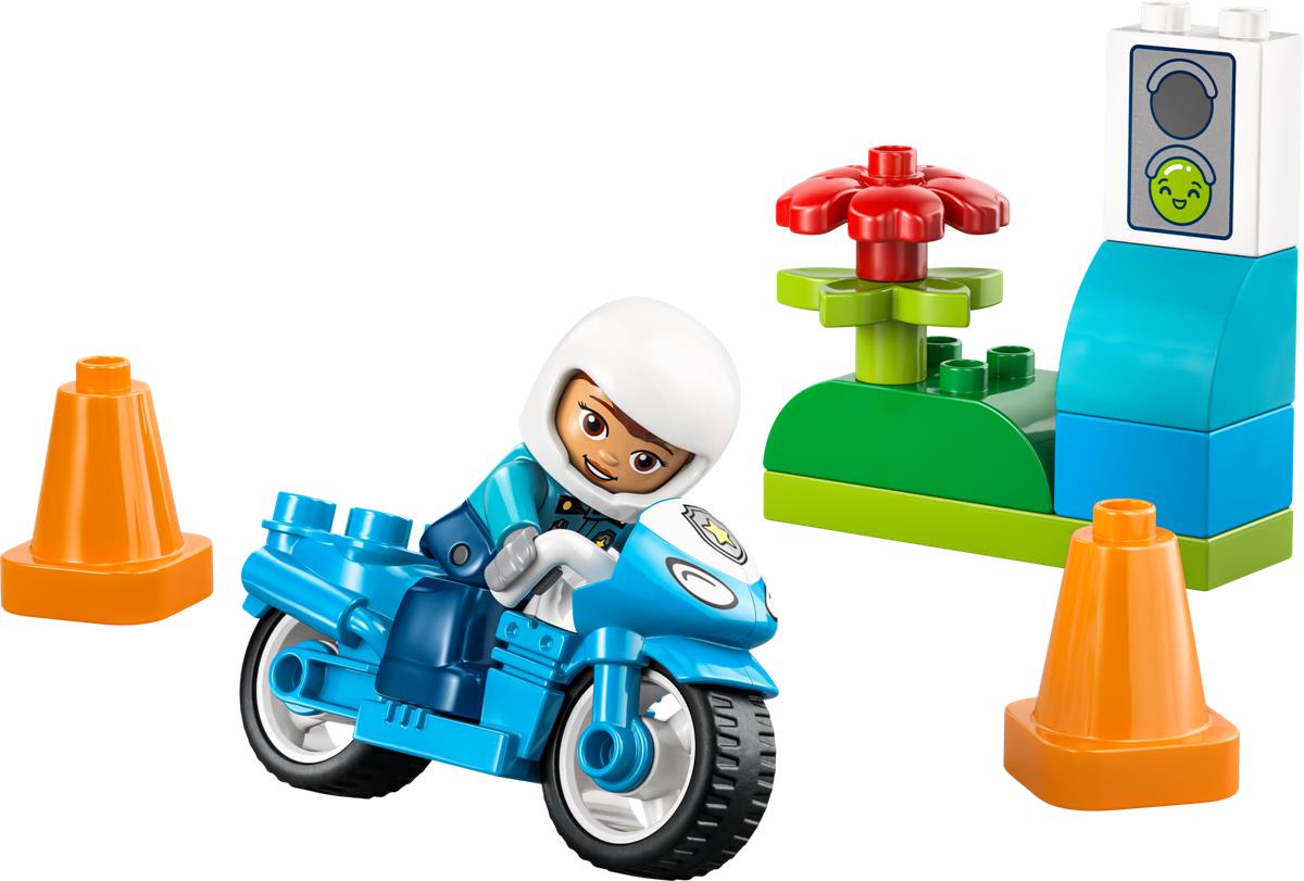 LEGO 10471 Motocicletta blu della Polizia