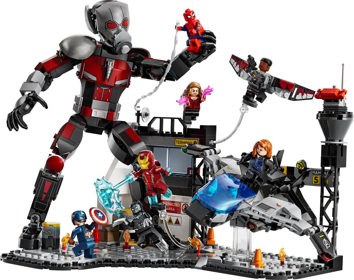 LEGO 76314 Azione di battaglia Captain America: Civil War