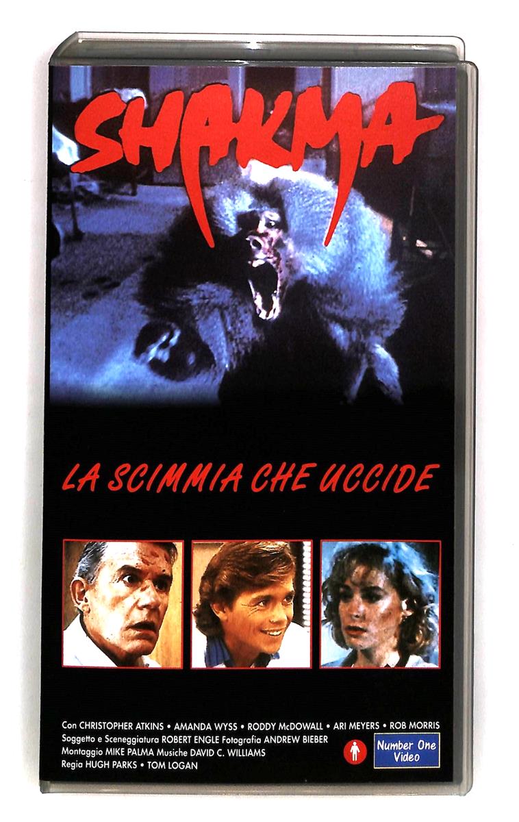EBOND Shakma La Scimmia Che Uccide Number One Video VHS VH005158