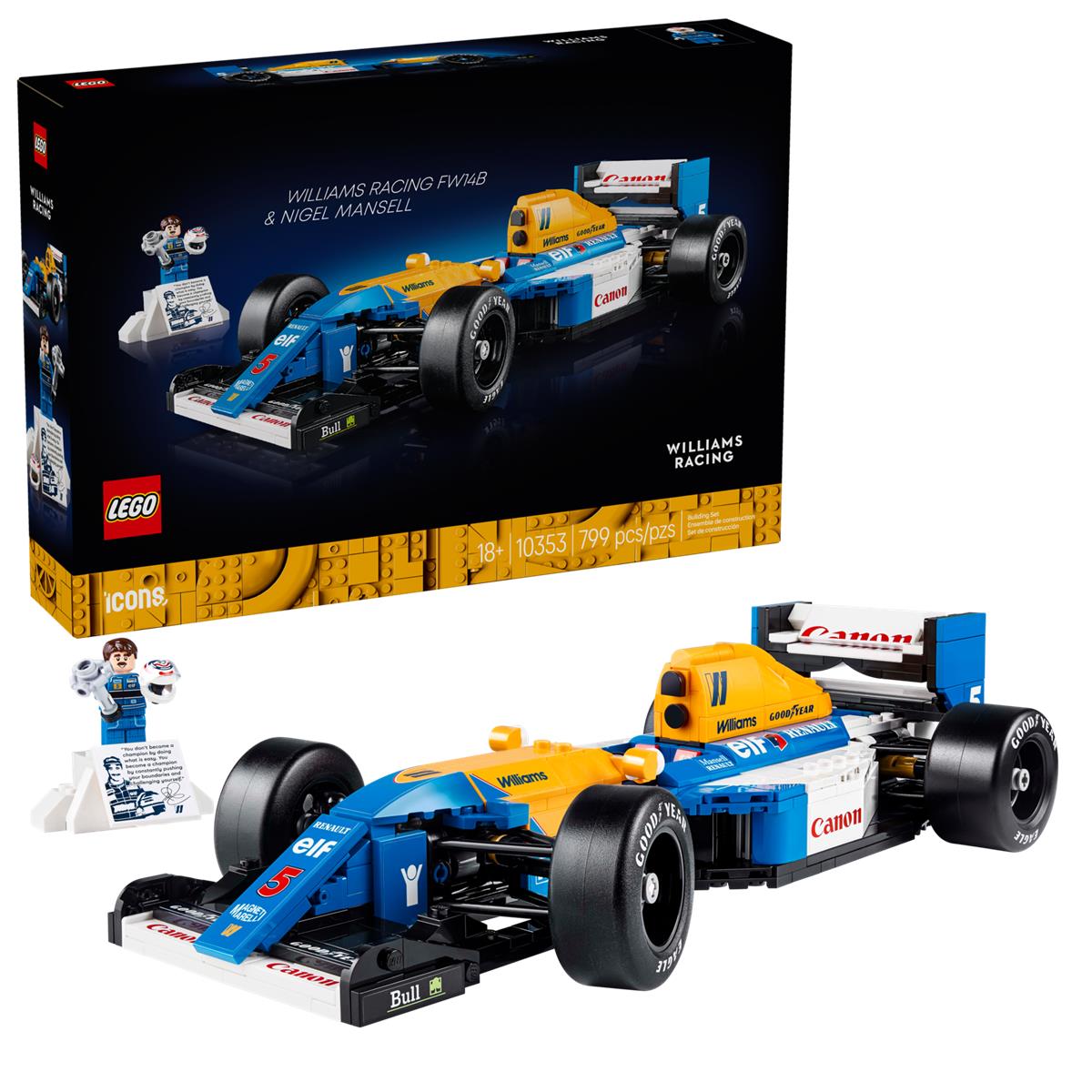 LEGO 10353 Williams Racing FW14B e Nigel Mansell