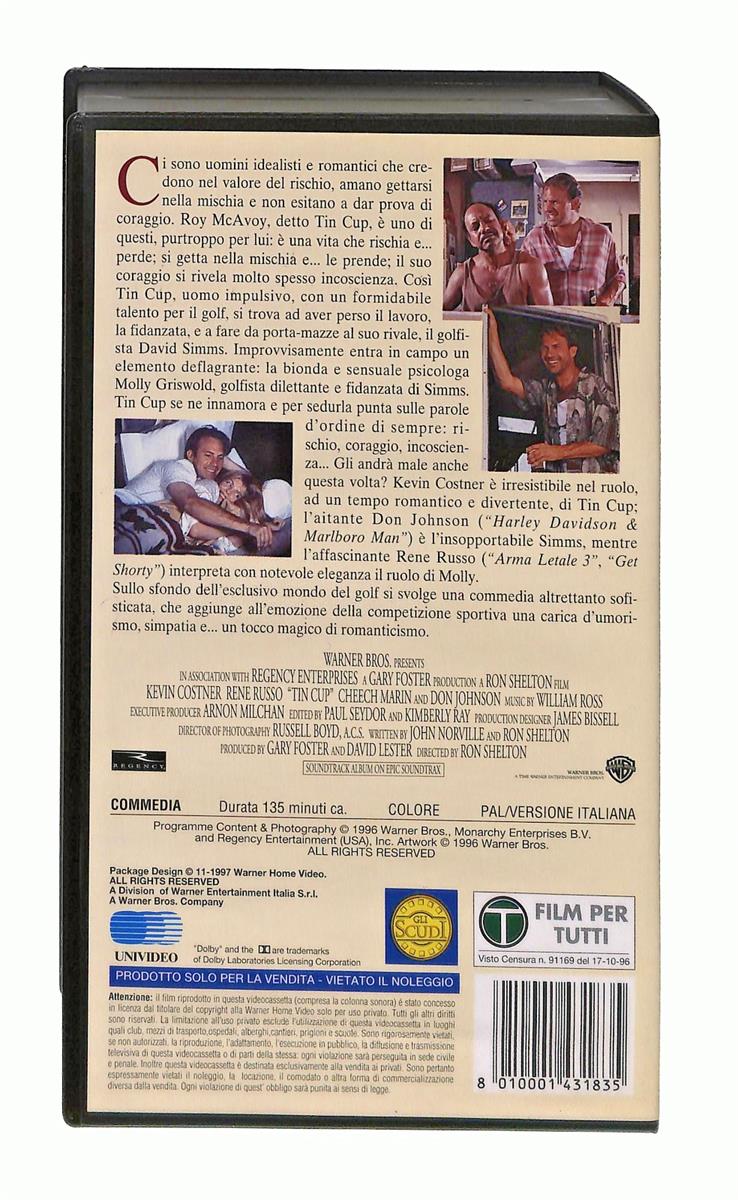 EBOND Tin Cup Costner Russo VHS VH002756