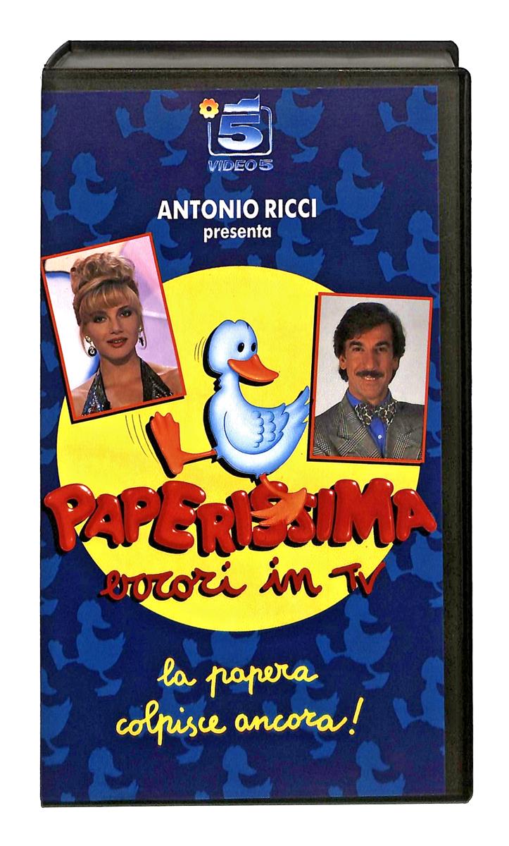 EBOND Paperissima Errori In Tv Video 5 VHS VH005269