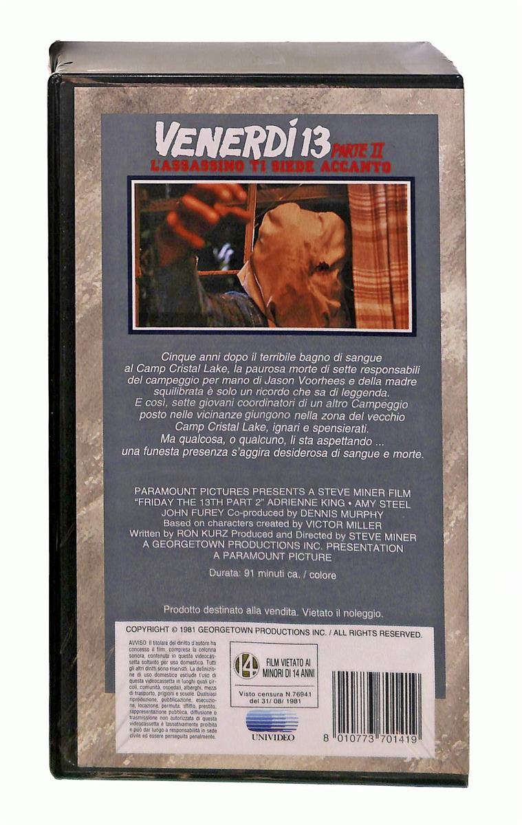 EBOND Venerdi 13 Parte Ii Paramount Cic VHS VH003360