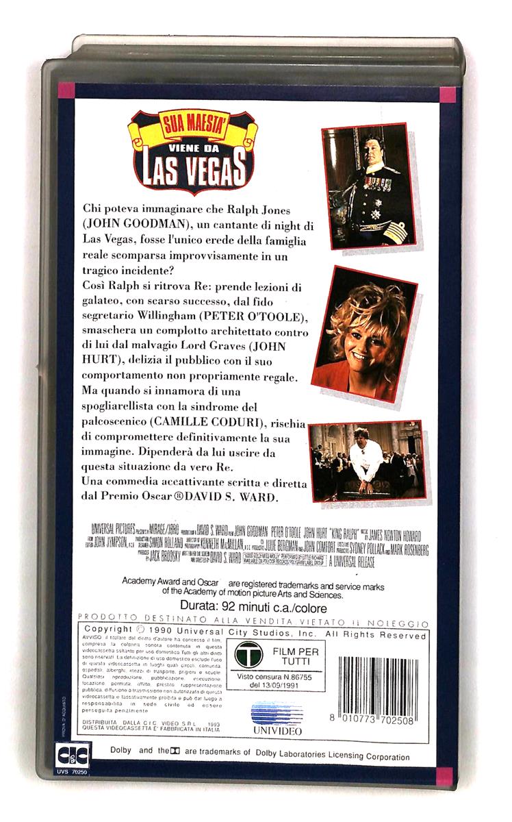 EBOND Sua Maesta Viene Da Las Vegas Universal Cic VHS VH005064