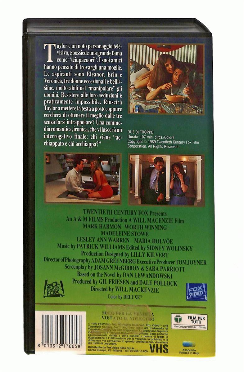 EBOND Due Di Troppo Fox VHS VH003963