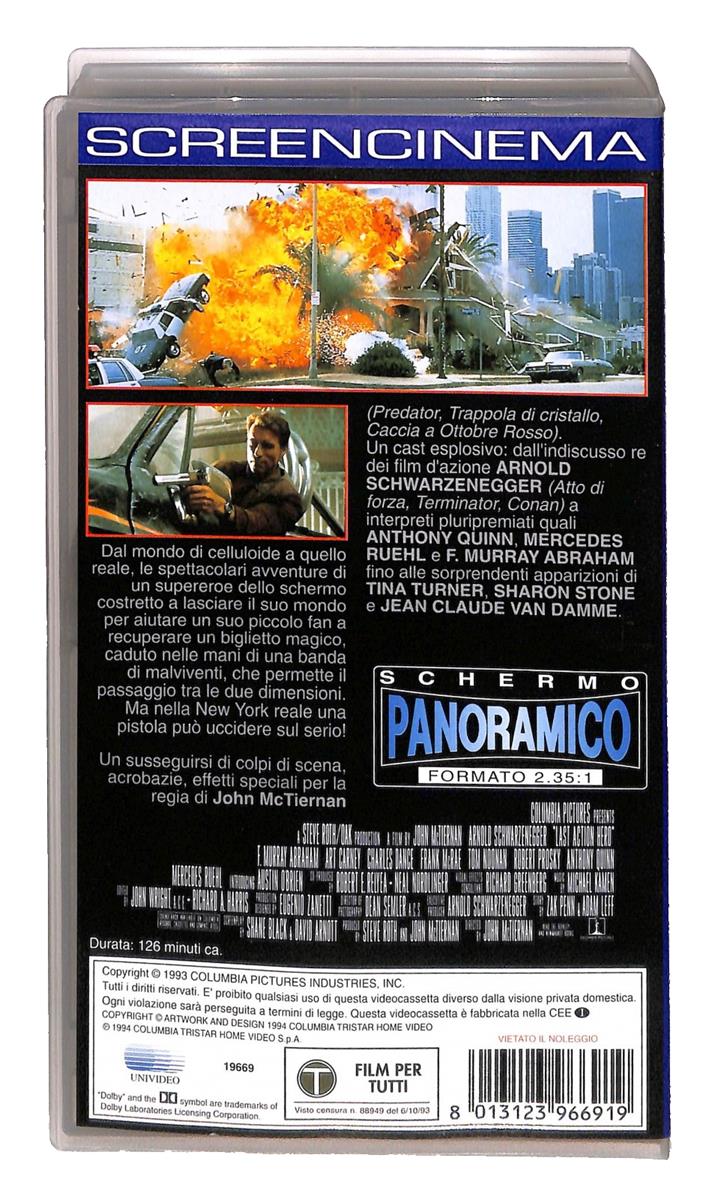 EBOND Last Action Hero L Ultimo Grande Eroe Columbia VHS VH004426