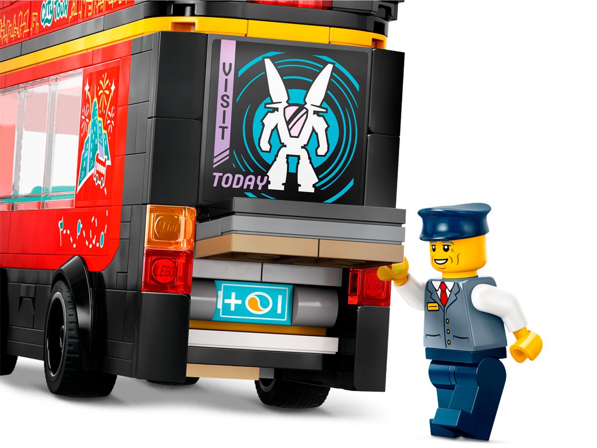 LEGO 60407 Autobus turistico rosso a due piani