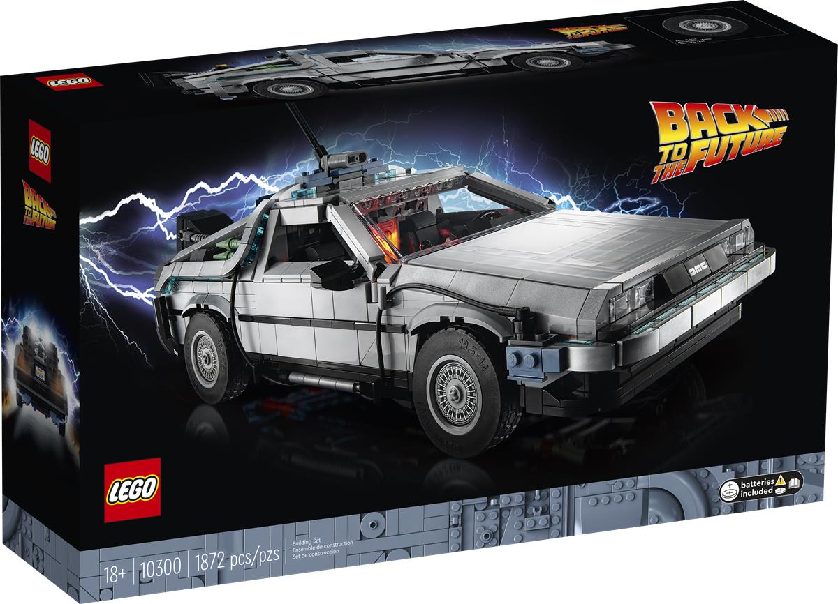 LEGO 10300 ICONS MACCHINA DEL TEMPO RITORNO AL FUTURO