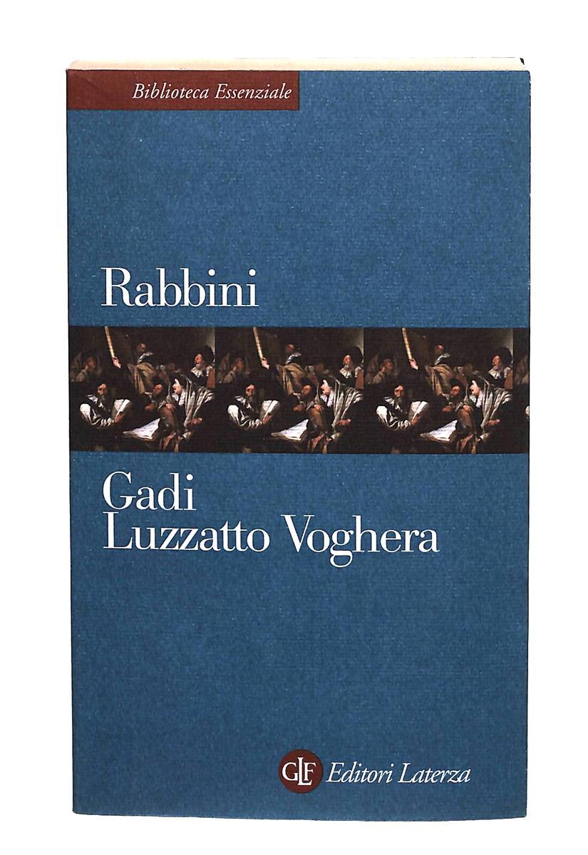 EBOND Rabbini Luzzato Voghera Gadi Laterza Libro LI040640