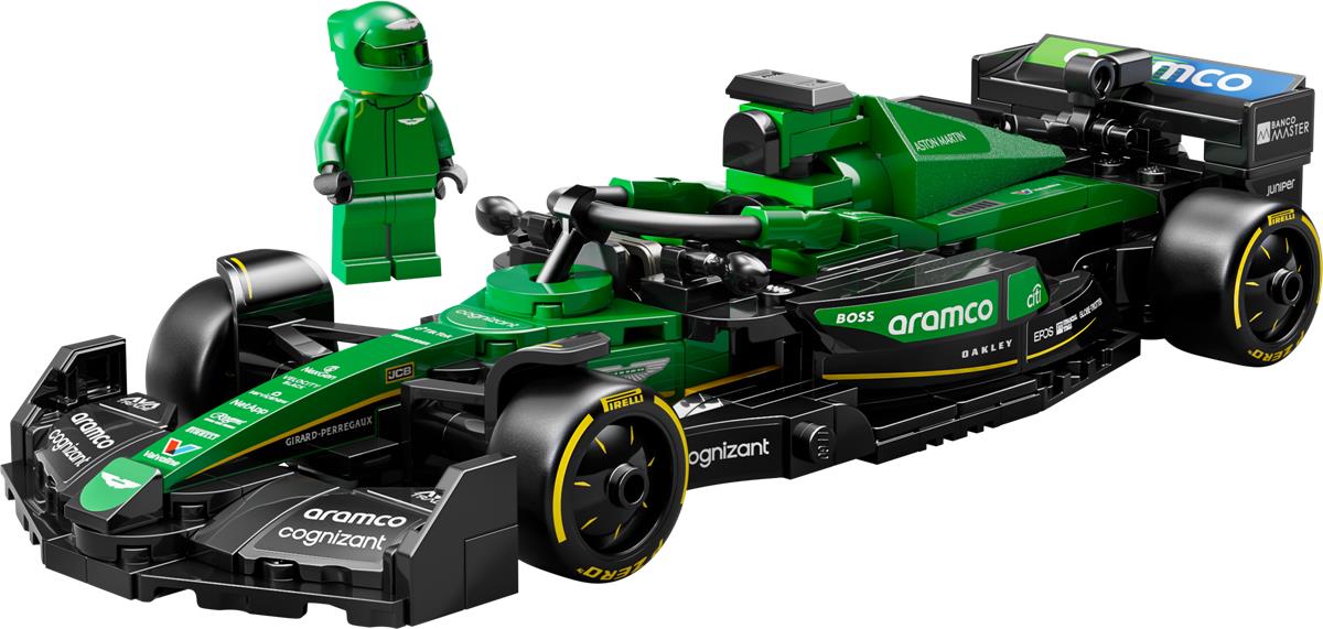 LEGO 77245 Auto da corsa Aston Martin Aramco F1® AMR24