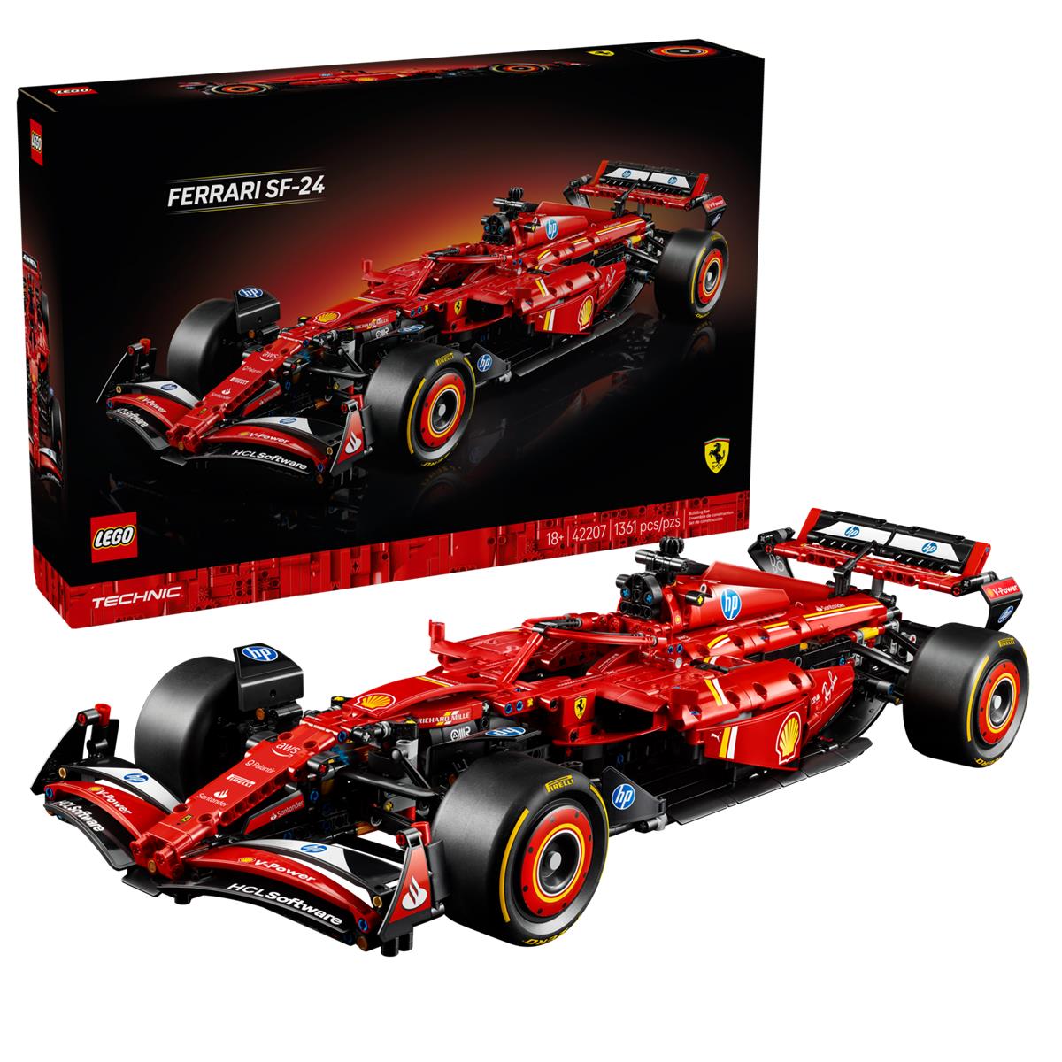 LEGO 42207 MONOPOSTO F1 FERRARI SF-24
