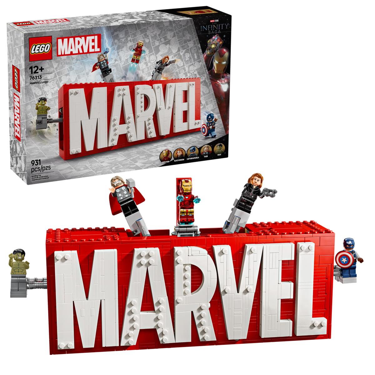 LEGO 76313 Logo e Minifigure MARVEL