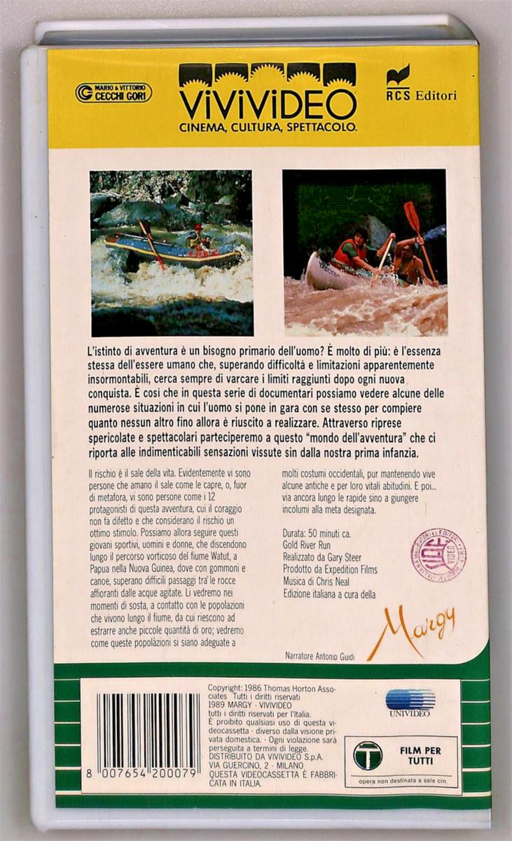 EBOND Fiume Selvaggio Vivivideo VHS VH004829