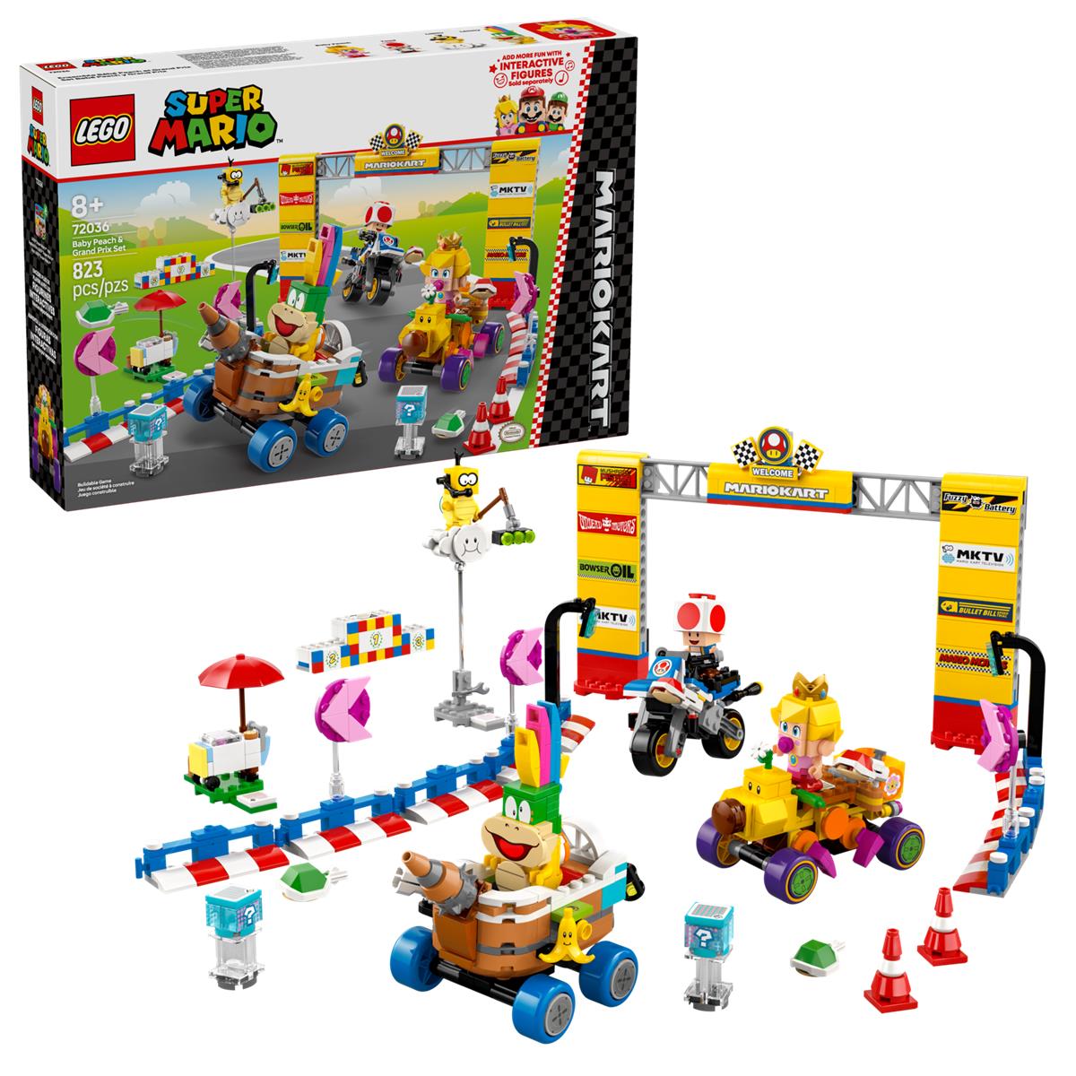 LEGO 72036 Mario Kart™: Pack Baby Peach e Gran Premio