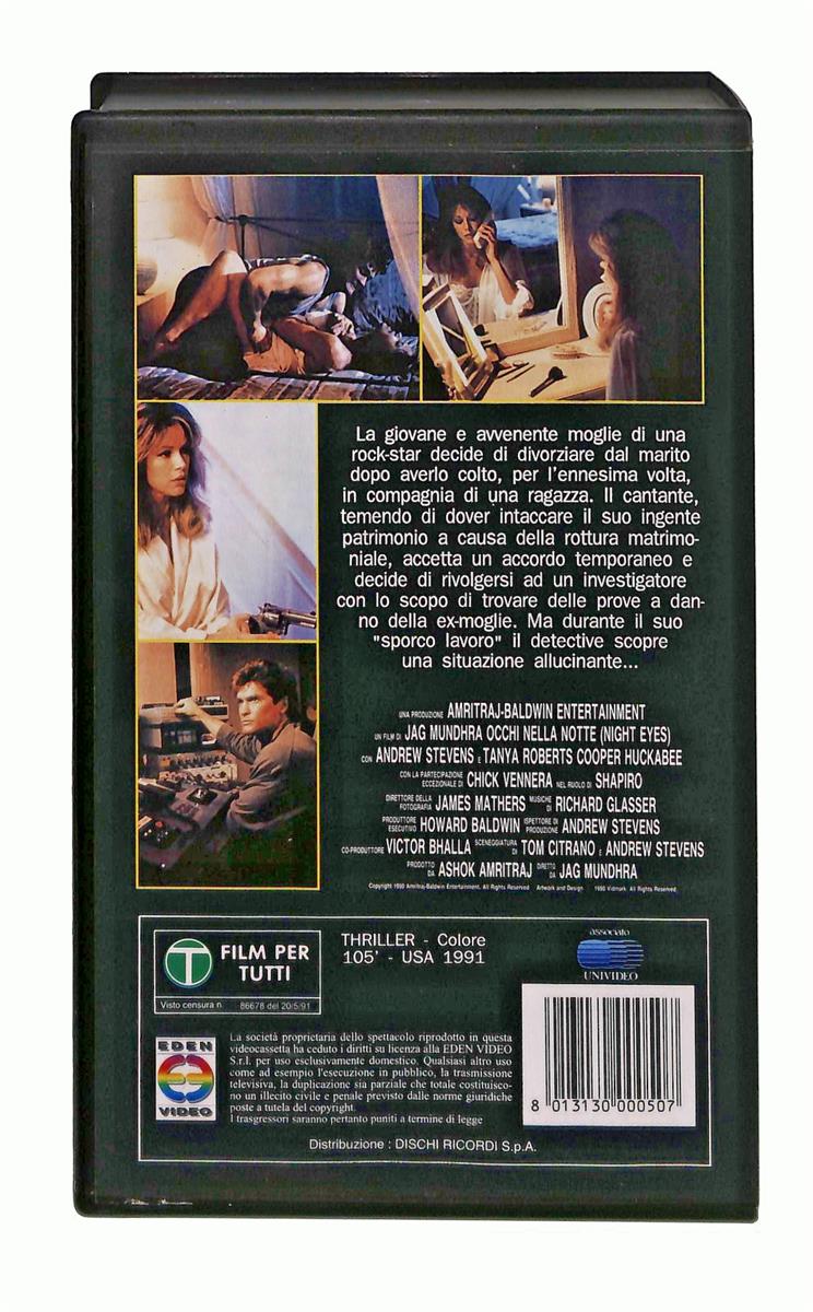 EBOND Occhi Nella Notte Eden Video VHS VH004478