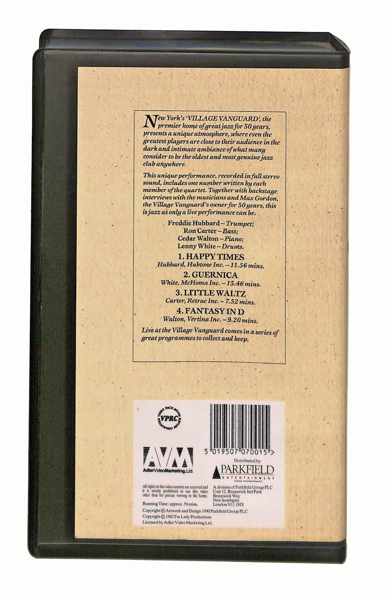 EBOND Live At The Village Vanguard Vol 1 No Ita VHS VH003853
