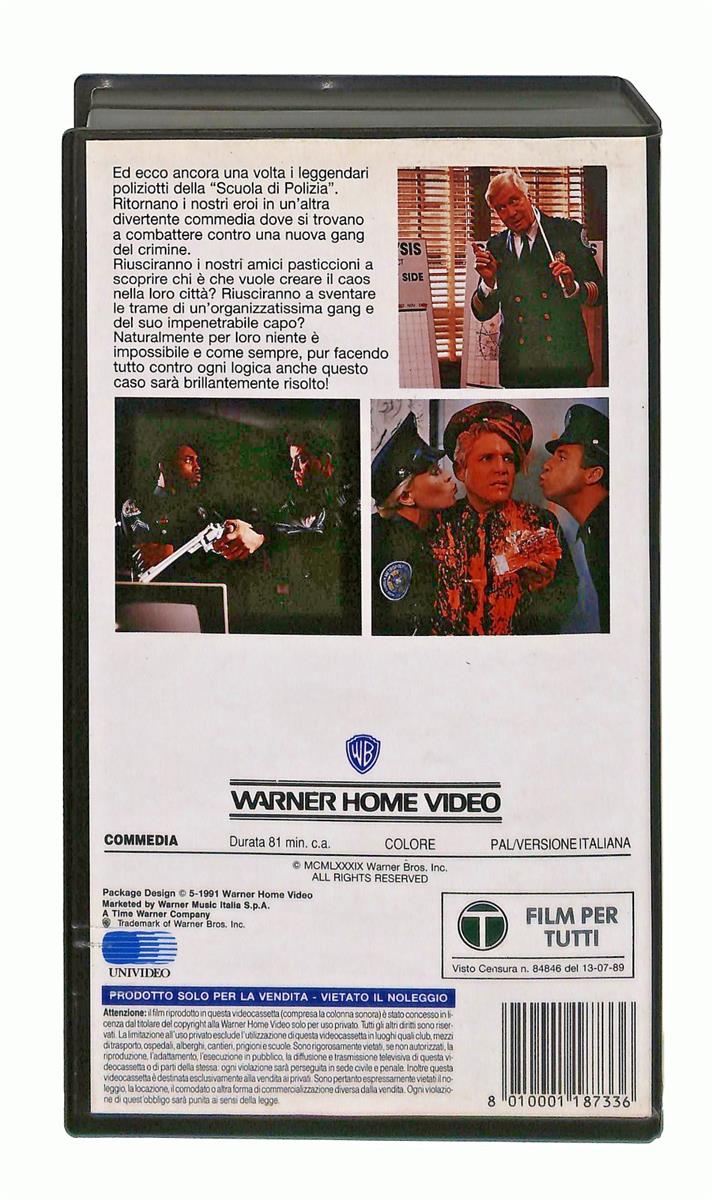 EBOND Scuola Di Polizia 6 La Citta e Assediata Gli Scudi Wb VHS VH004354