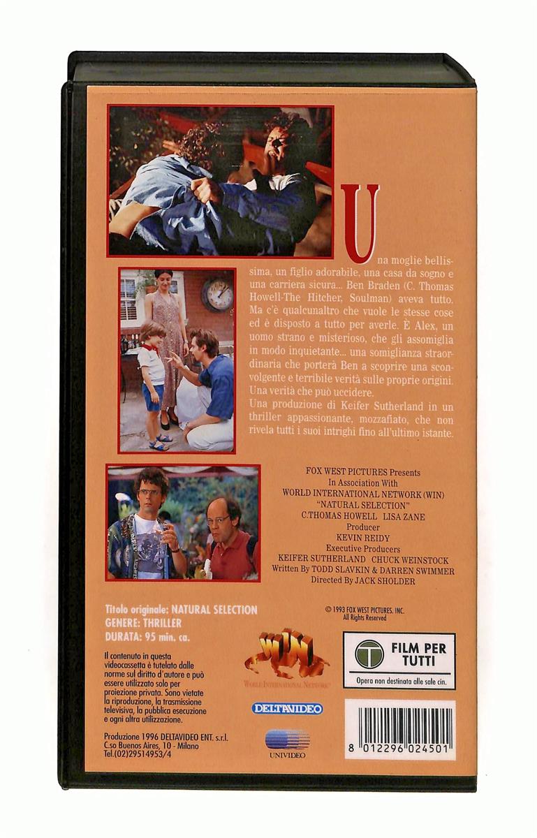 EBOND Natural Selection C Thomas Howell Deltavideo Win VHS VH002720