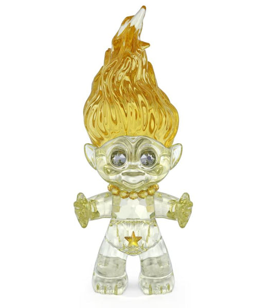 Swarovski 5682658 Portafortuna Good Luck Trolls Giallo