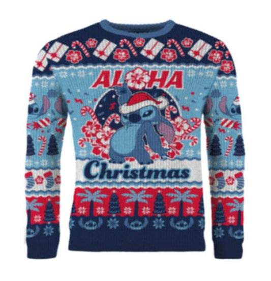 Lilo & Stitch Christmas Sweater Stitch Aloha Christmas Size XL P065570
