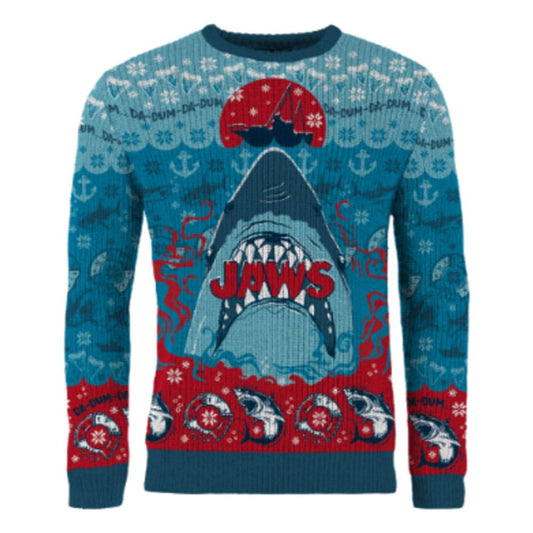 Jaws Christmas Sweater Jaws Size S P065574