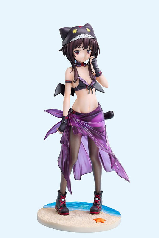 KonoSuba: An Explosion on This Wonderful World! Statue 1/7 Megumin Chomusuke Swimsuit Ver. 22 cm P032669