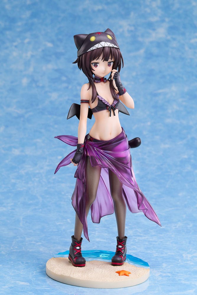 KonoSuba: An Explosion on This Wonderful World! Statue 1/7 Megumin Chomusuke Swimsuit Ver. 22 cm P032669