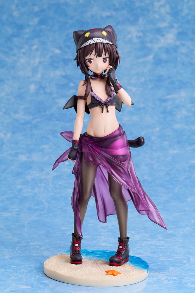 KonoSuba: An Explosion on This Wonderful World! Statue 1/7 Megumin Chomusuke Swimsuit Ver. 22 cm P032669