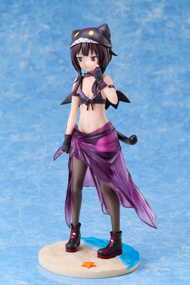KonoSuba: An Explosion on This Wonderful World! Statue 1/7 Megumin Chomusuke Swimsuit Ver. 22 cm P032669