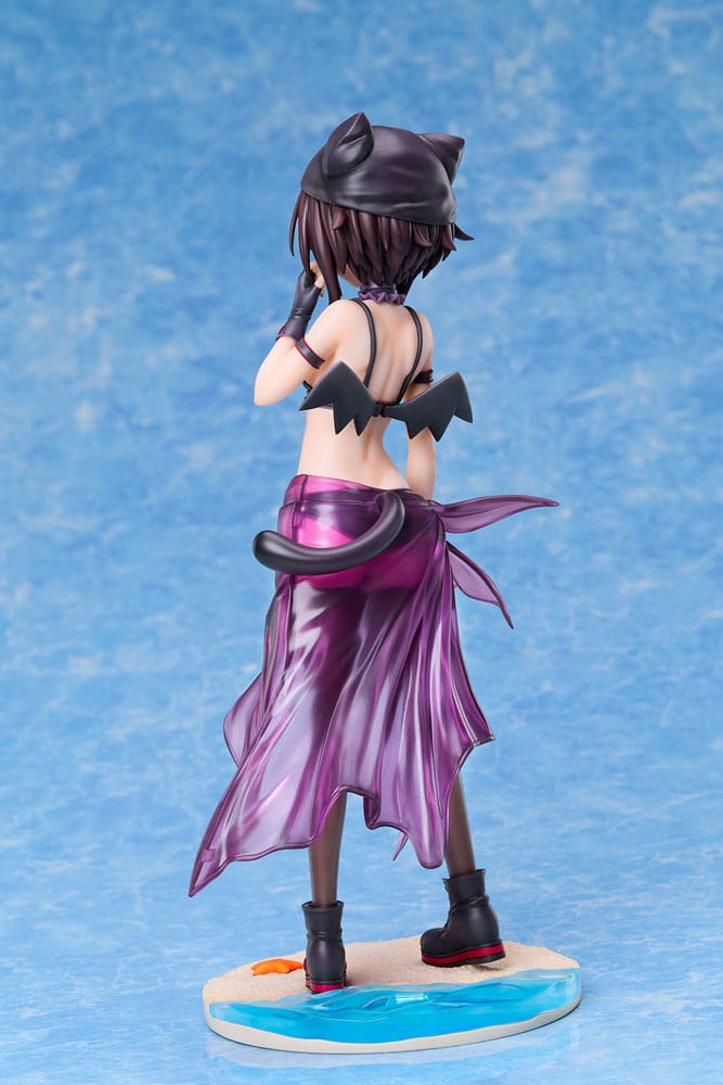 KonoSuba: An Explosion on This Wonderful World! Statue 1/7 Megumin Chomusuke Swimsuit Ver. 22 cm P032669