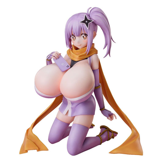 A Ninja and an Assassin Under One Roof Maid PVC Statue 1/4 Diecut Sticker Satoko Kusagakure Huge-Breasted Ver. 23 cm P032674