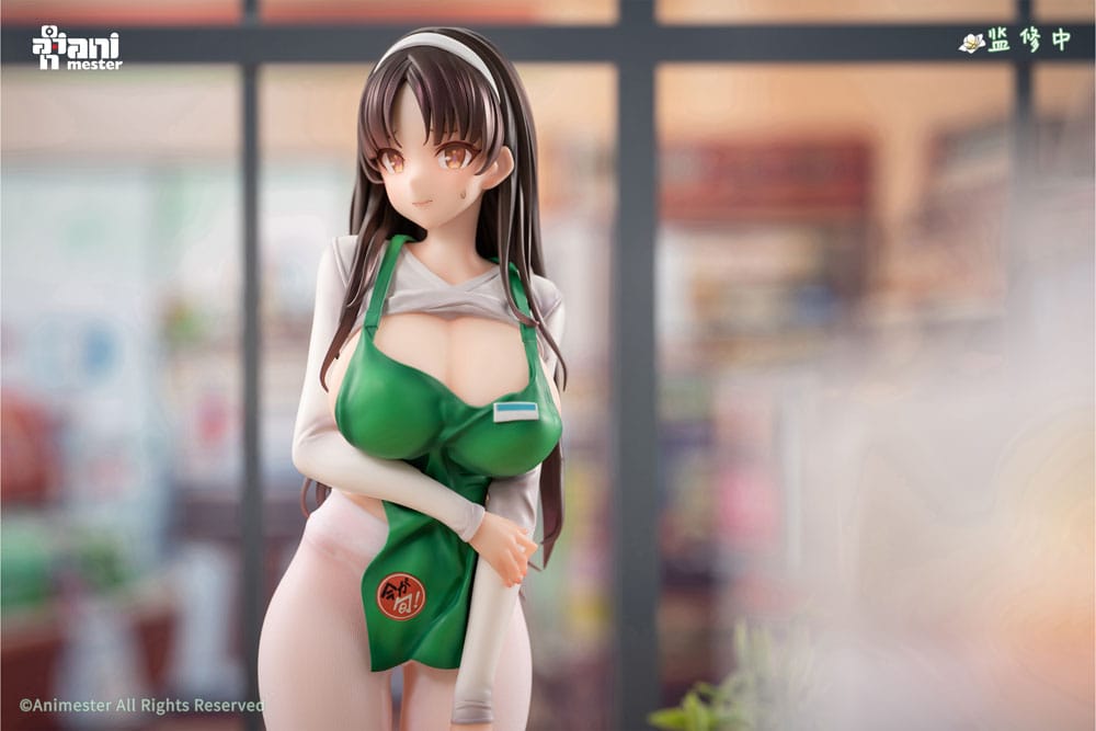 Original Character Statue 1/6 First Business! Mari Hanamiya the Gentle Shop Assistant illustration by POPQN 28 cm P032864