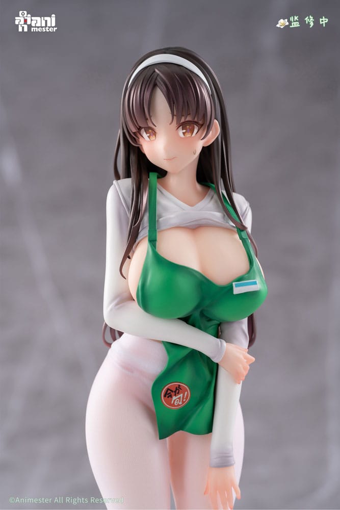 Original Character Statue 1/6 First Business! Mari Hanamiya the Gentle Shop Assistant illustration by POPQN 28 cm P032864
