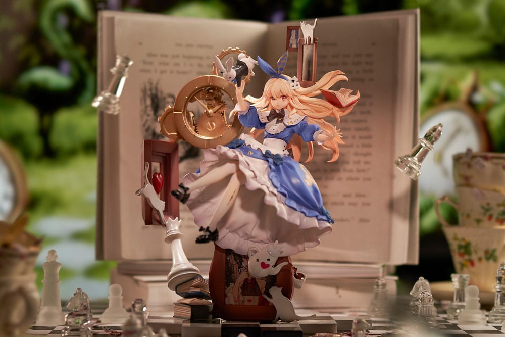 Alice In Wonderland PVC Statue 1/7 Moment Into Dreams Alice Riddle 30 cm P032918