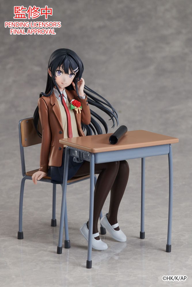 Rascal Does Not Dream of a Knapsack Kid Statue Mai Sakurajima Graduation Ver. 15 cm P033007