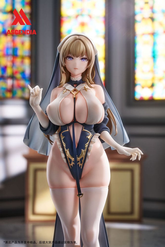 Original Character PU Statues 2-Pack 1/6 Lily Nun & Emily Nurse Illustration by Chowbie 26 cm P033051