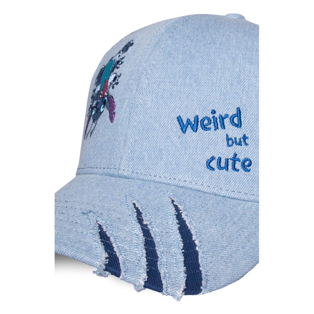LILO & STITCH CURVED BILL CAP WEIRD STITCH