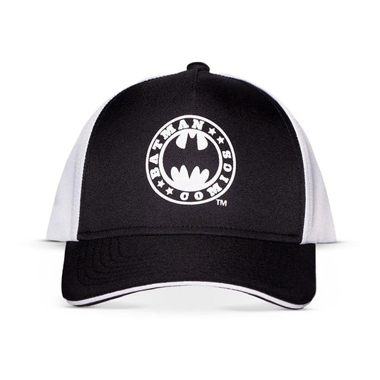 DC Comics Baseball Cap Batman Logo Black & White P033142