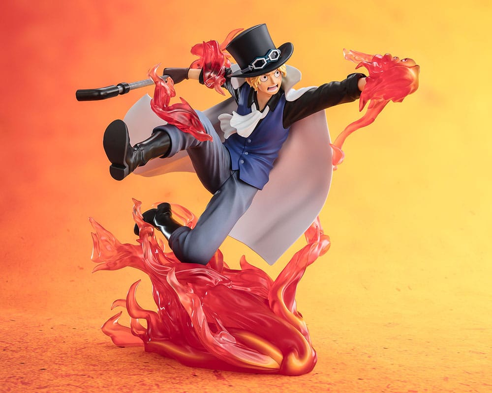 One Piece Figuarts ZERO Extra Battle PVC Statue Sabo Fire Fist Rook Check 19 cm P033168