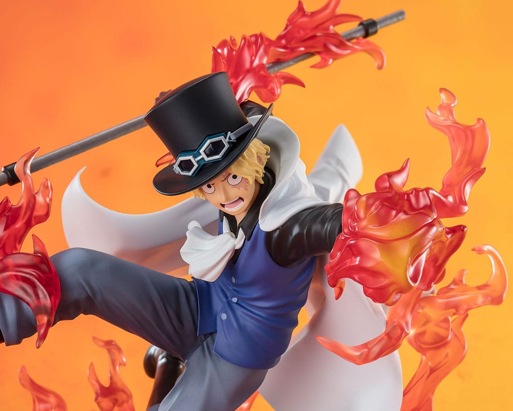 One Piece Figuarts ZERO Extra Battle PVC Statue Sabo Fire Fist Rook Check 19 cm P033168
