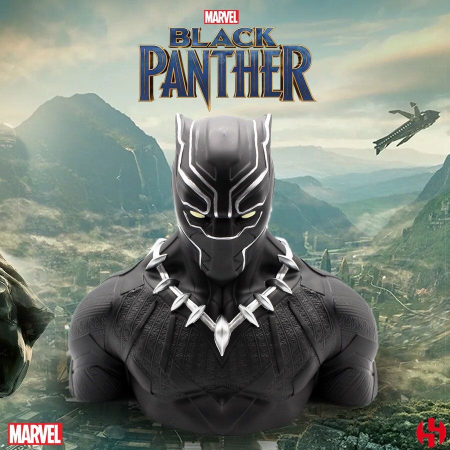 Marvel Comics Coin Bank Black Panther Wakanda Deluxe 20 cm P033197