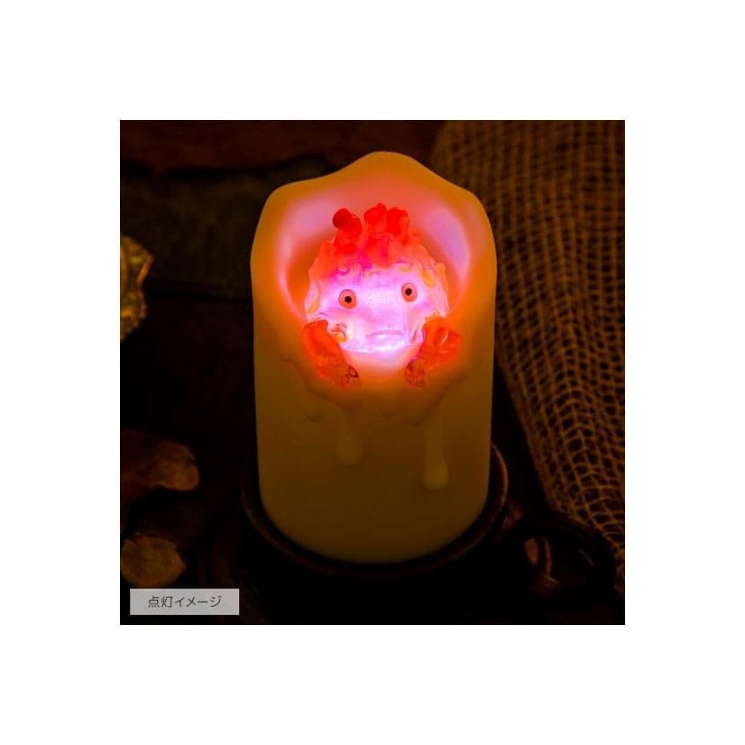 Howl's Moving Castle Light Illuminated Calcifer & candle 13 cm P033217