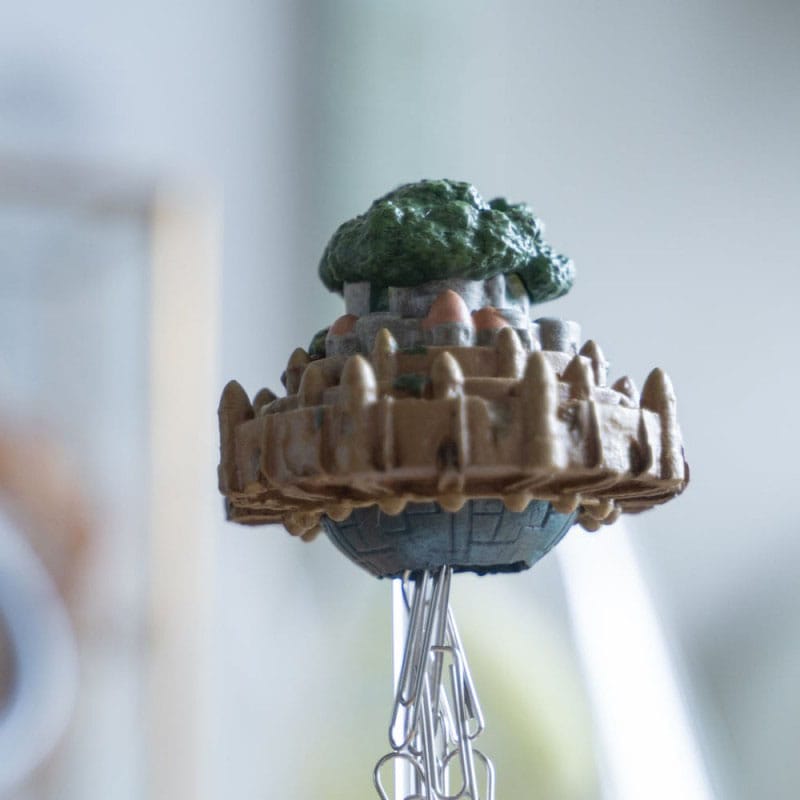 Castle in the Sky Statue Magnet Flying Castle 13 cm P033231
