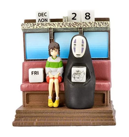 Spirited Away Statue Three-wheeler Diorama / Calendar Take Unabara Train 11 cm P033236