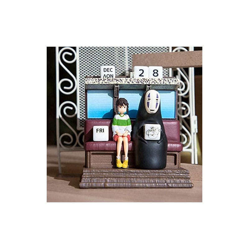 Spirited Away Statue Three-wheeler Diorama / Calendar Take Unabara Train 11 cm P033236