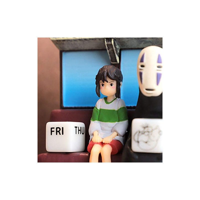 Spirited Away Statue Three-wheeler Diorama / Calendar Take Unabara Train 11 cm P033236