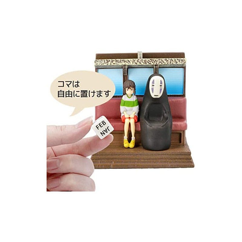 Spirited Away Statue Three-wheeler Diorama / Calendar Take Unabara Train 11 cm P033236