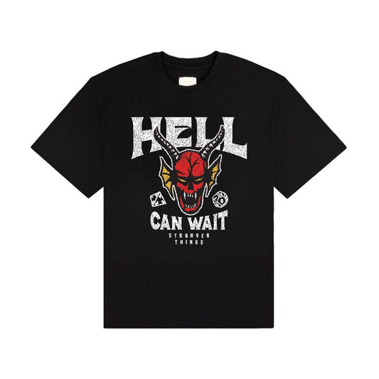Stranger Things T-Shirt Hell Can Wait (black) Size S P067257