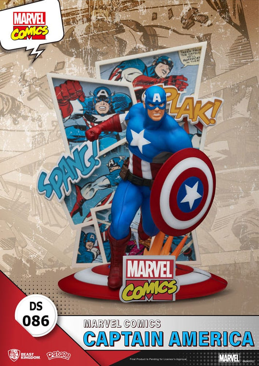 Marvel Comics D-Stage PVC Diorama Captain America 16 cm P033392