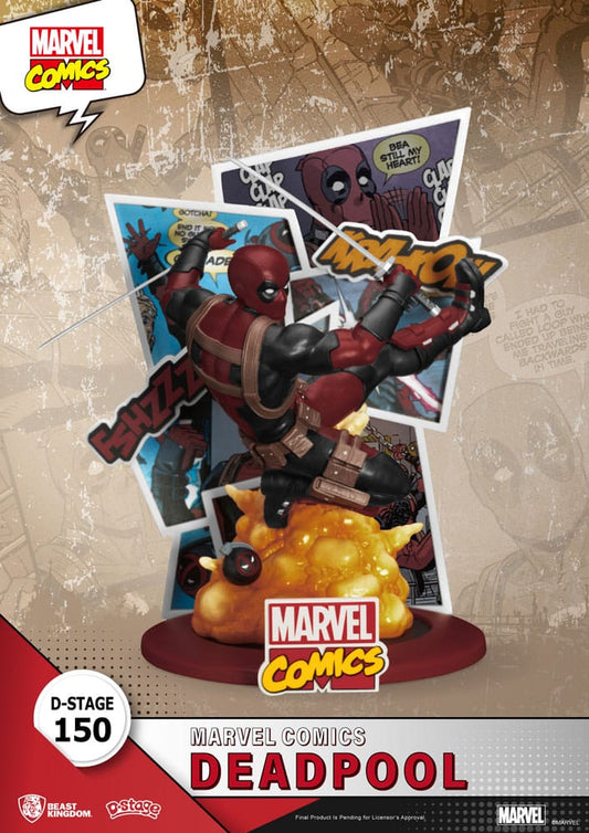 MARVEL D-STAGE PVC DIORAMA DEADPOOL 16 CM